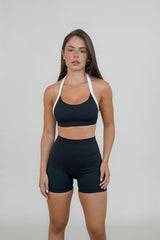 Cleo Crop | Black