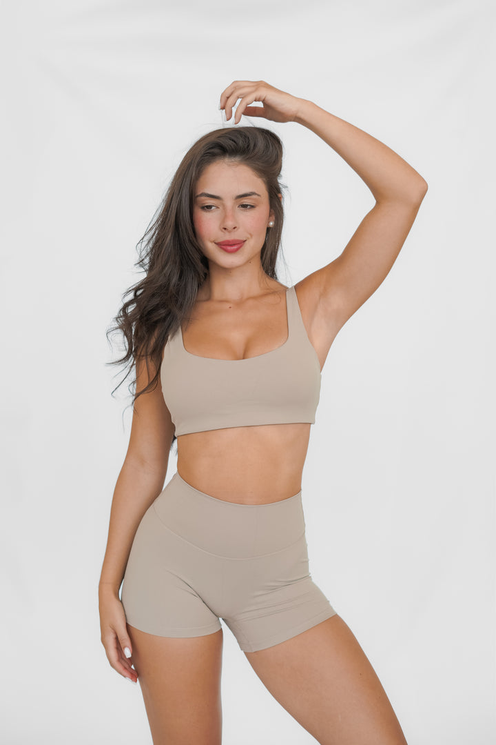 Elva Crop | Beige