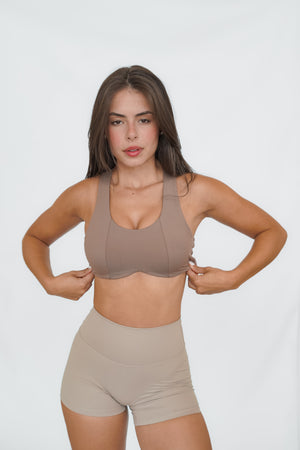 Nour Crop | Brown
