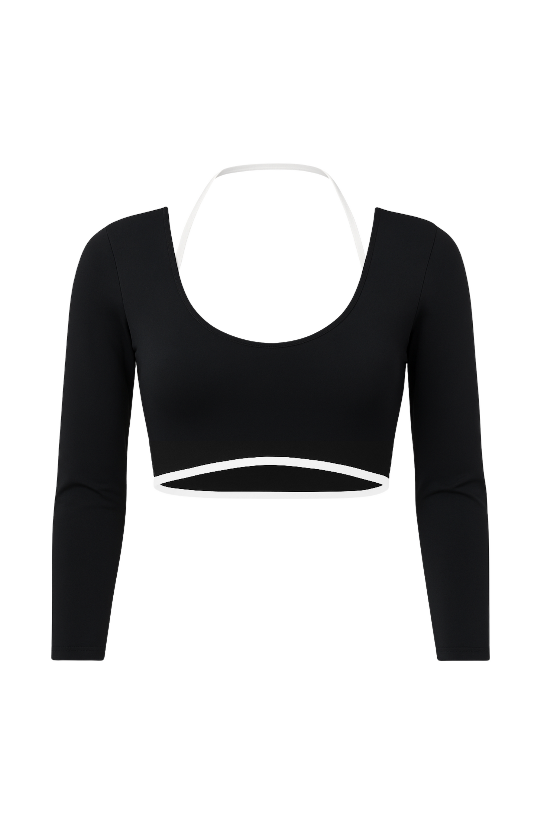 Cleo Crop Long Sleeve | Black